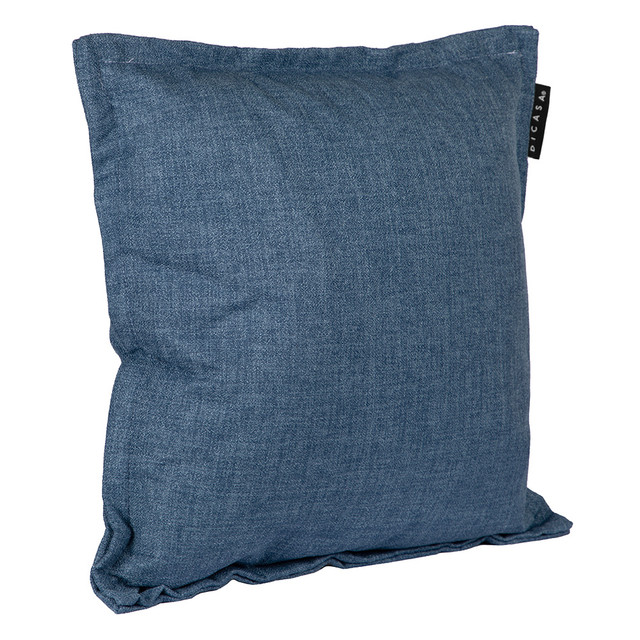 Foto 4 pulgar | Set De 4 Cojines Dicasa Kappa Zita Color Azul Denim(2 Cuadrados + 2 Cuadrados Grandes)