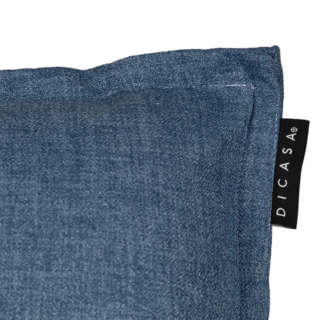 Foto 5 pulgar | Set De 4 Cojines Dicasa Kappa Zita Color Azul Denim(2 Cuadrados + 2 Cuadrados Grandes)