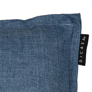 Foto 4 | Set De 4 Cojines Dicasa Kappa Zita Color Azul Denim(2 Cuadrados + 2 Cuadrados Grandes)