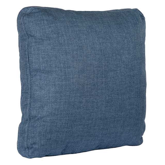 Foto 7 pulgar | Set De 4 Cojines Dicasa Kappa Zita Color Azul Denim(2 Cuadrados + 2 Cuadrados Grandes)