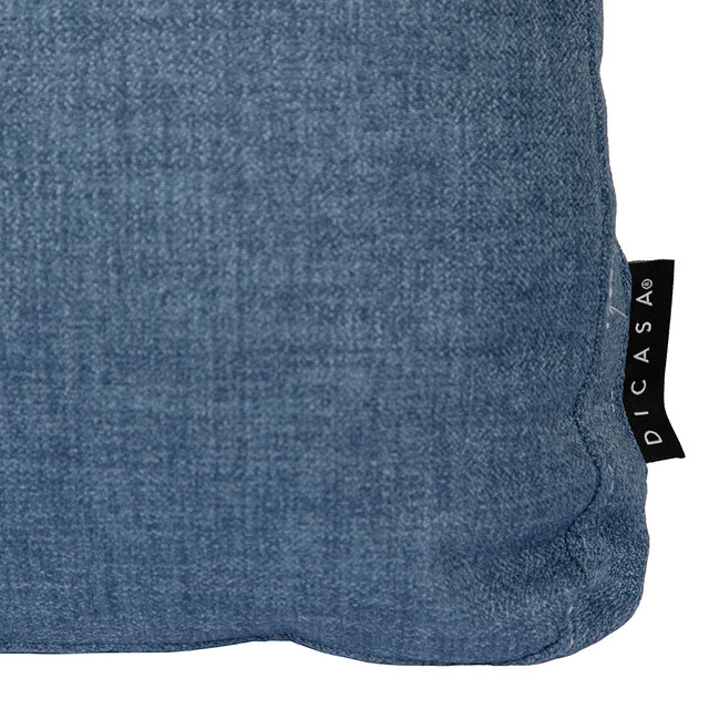 Foto 8 pulgar | Set De 4 Cojines Dicasa Kappa Zita Color Azul Denim(2 Cuadrados + 2 Cuadrados Grandes)
