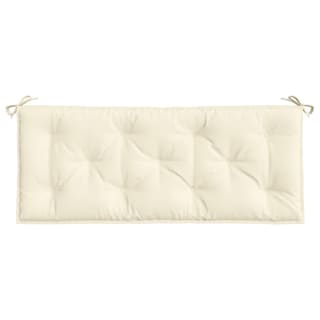 Foto 3 | Cojines De Banco Vidaxl Para Interiores Y Exteriores 2 Unidades Color Blanco Crema - Venta Internacional.