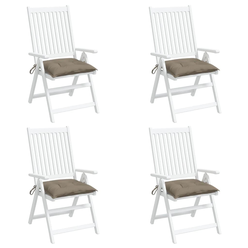 Foto 5 pulgar | Cojín Para Silla Vidaxl  Tela  Jardín  Comedor  Color Topo  Juego De 6 - Venta Internacional.