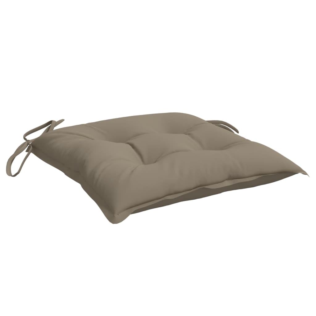 Foto 6 pulgar | Cojín Para Silla Vidaxl  Tela  Jardín  Comedor  Color Topo  Juego De 6 - Venta Internacional.