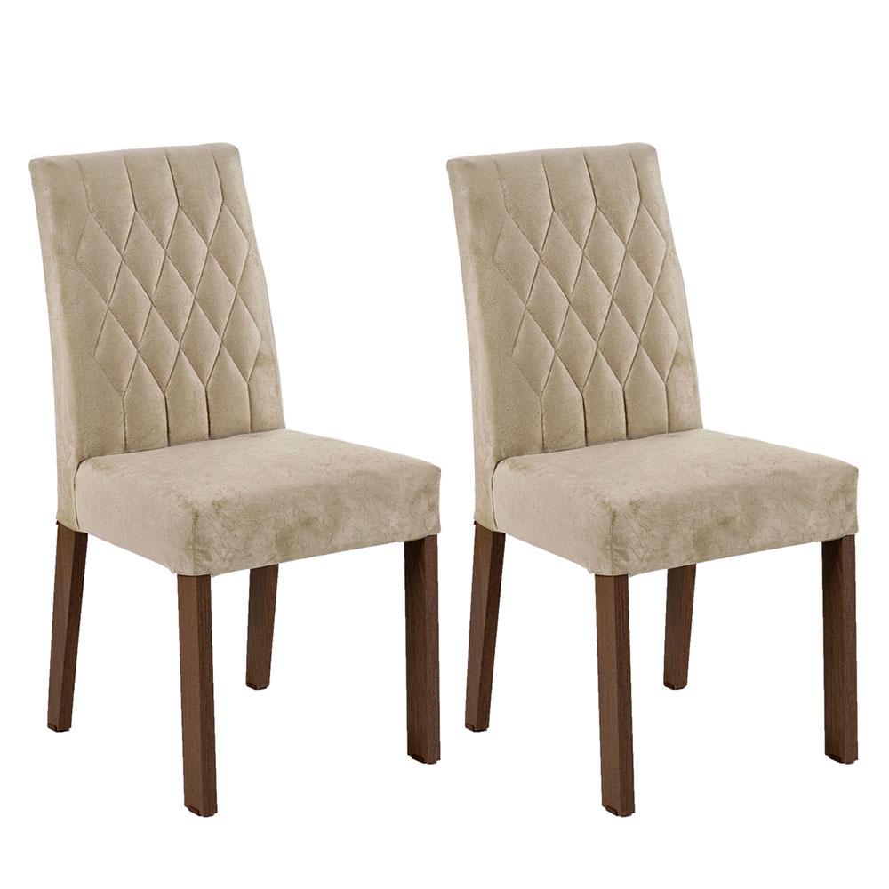 Foto 2 pulgar | Sillas de Comedor Madesa Beige 2 Piezas