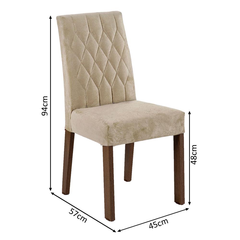 Foto 3 | Sillas de Comedor Madesa Beige 2 Piezas