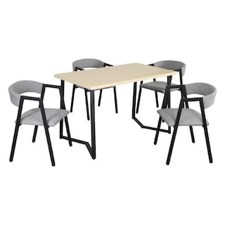Foto 1 | Sillas Juego de Comedor con Mesa KingsHouse para 4 Personas