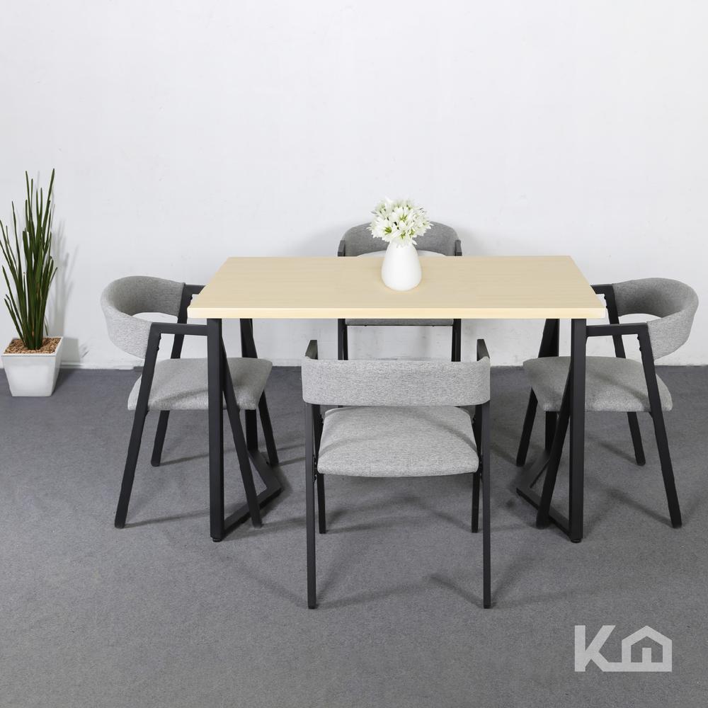 Foto 7 | Sillas Juego de Comedor con Mesa KingsHouse para 4 Personas