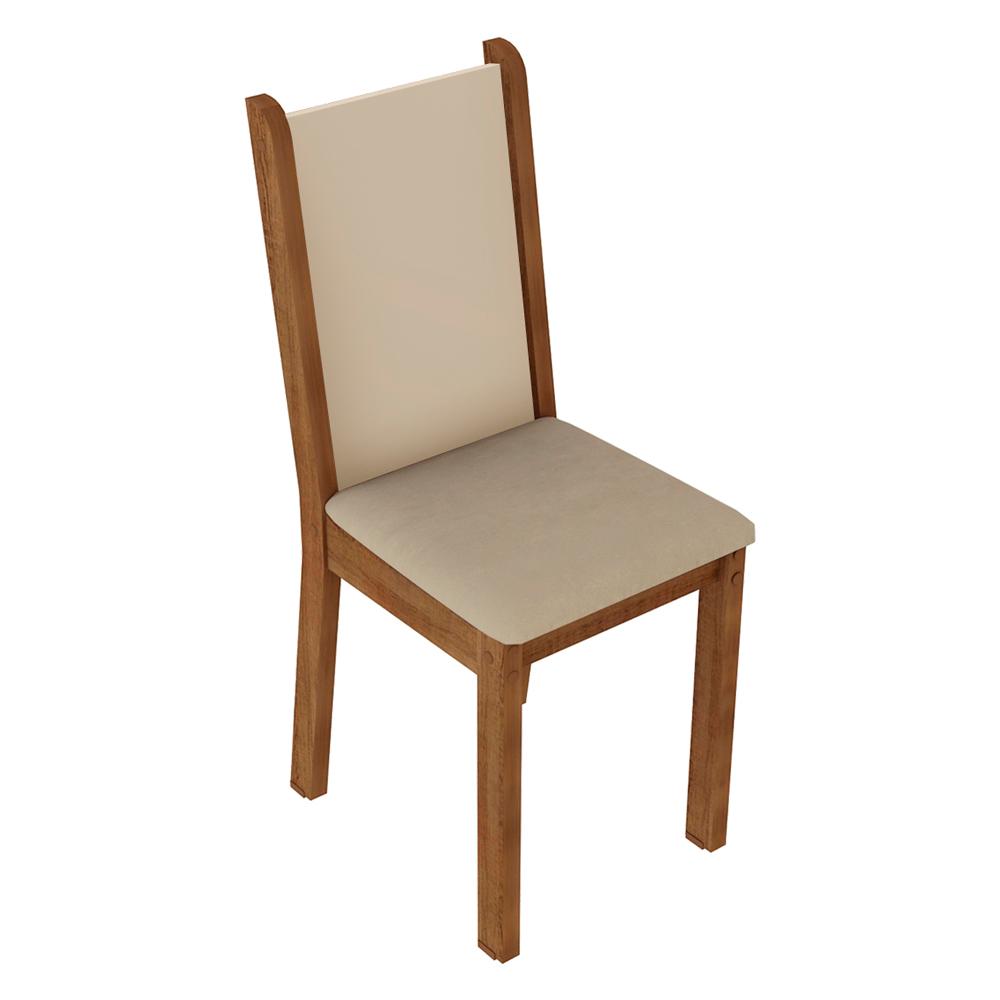 Kit 6 Sillas de Comedor 4291 Madesa Mcs Beige