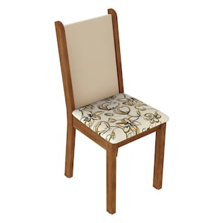Foto 1 | Kit 6 Sillas De Comedor 4291 Madesa Mcl Beige