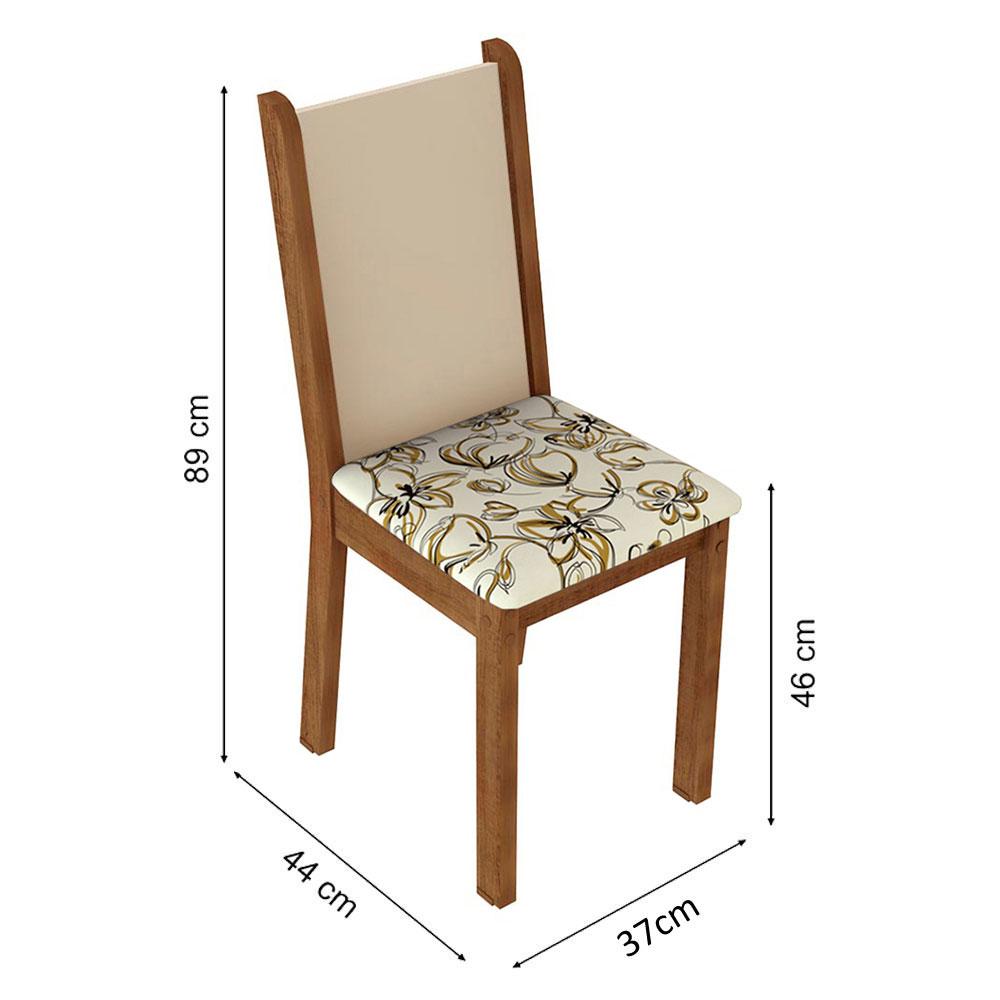 Foto 4 pulgar | Kit 6 Sillas De Comedor 4291 Madesa Mcl Beige