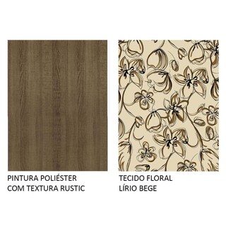 Foto 7 | Kit 6 Sillas De Comedor 4290 Madesa Marron Lirio Beige