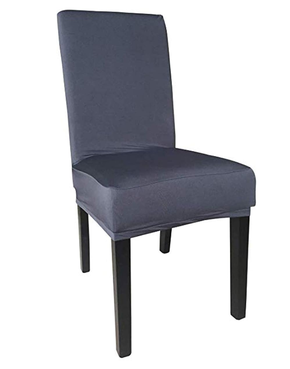 Foto 3 pulgar | Fundas Elásticas Protectoras para Sillas de Comedor Gris 8 Piezas