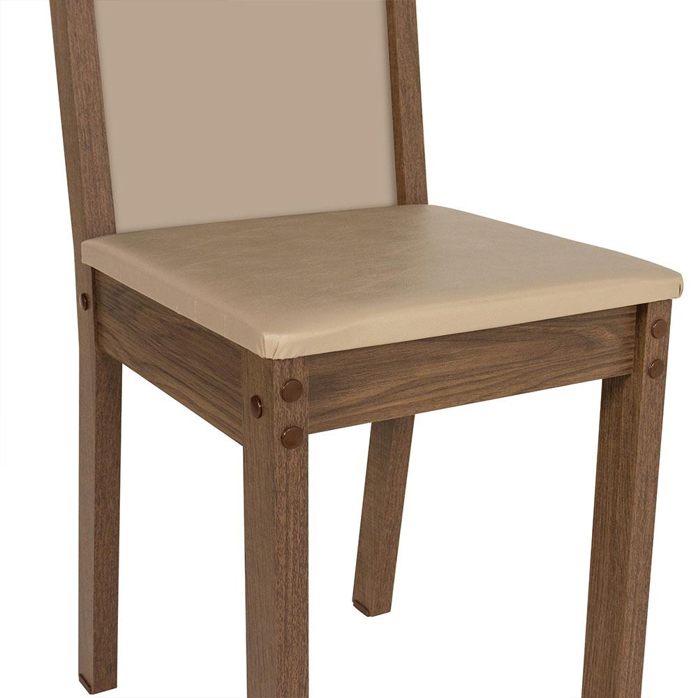 Foto 7 pulgar | Kit de 4 Sillas para Comedor Madesa Café