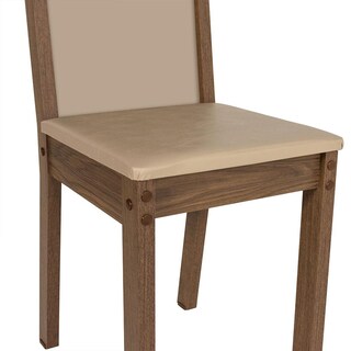 Foto 6 | Kit de 4 Sillas para Comedor Madesa Café