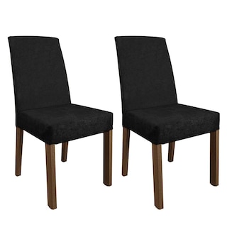 Foto 1 | Sillas de Comedor Madesa Negras 2 Piezas