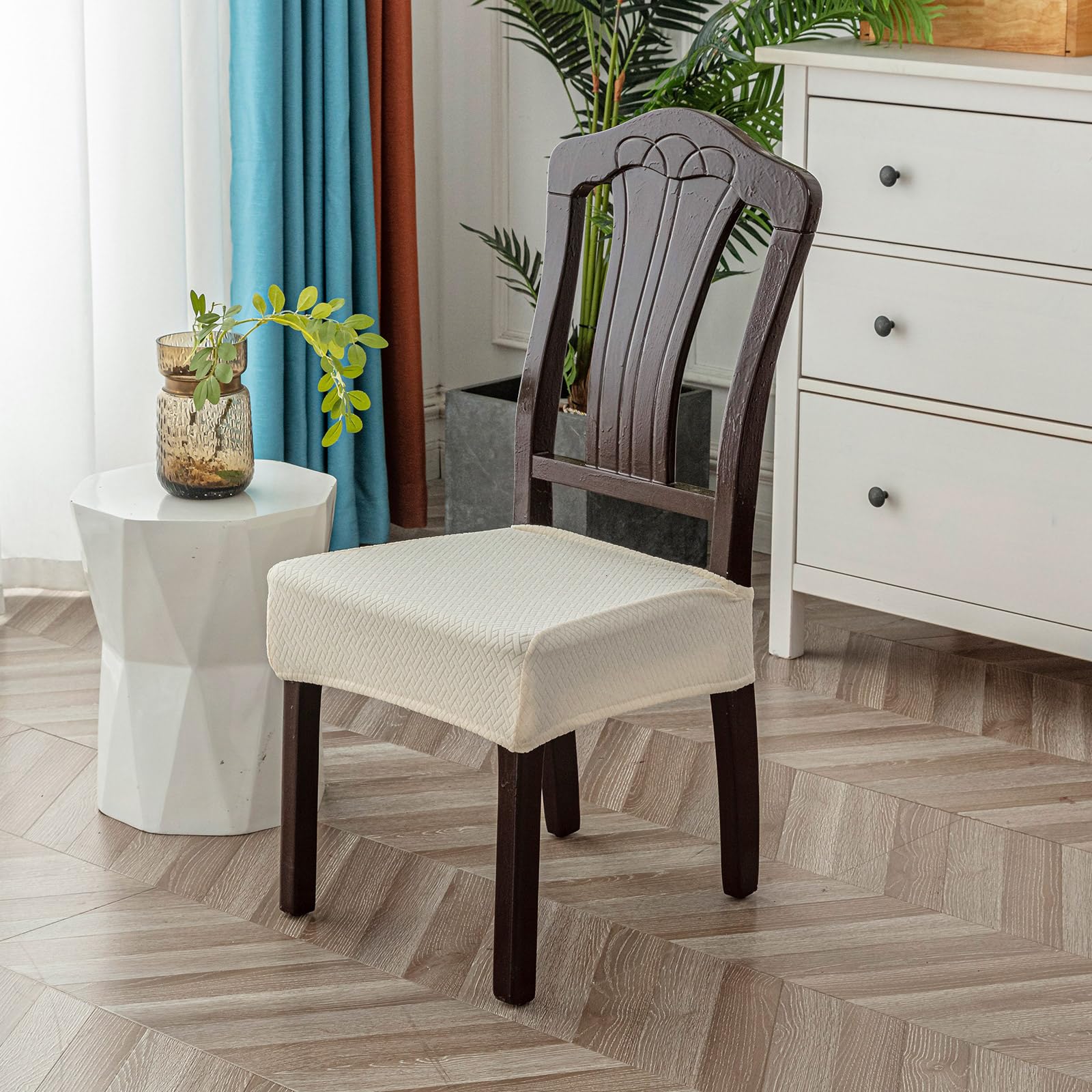 Foto 8 pulgar | Fundas Impermeables para Sillas de Comedor Genina 6 Piezas - Venta Internacional