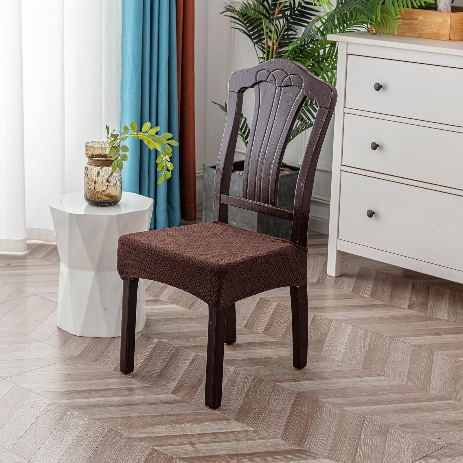 Foto 8 pulgar | Fundas Impermeables para Sillas de Comedor Genina 6 Piezas - Venta Internacional