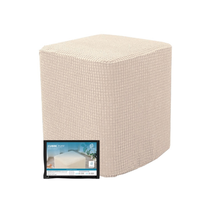 Funda Protectora De Poliéster Y Elastano, Talla M, Color Beige, 35-40 Cm - Venta Internacional.
