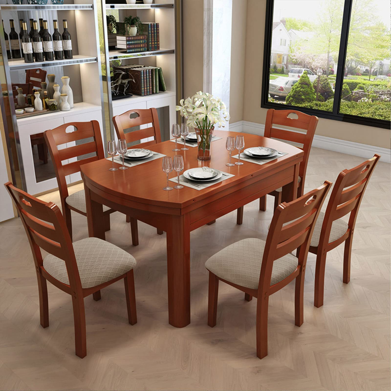 Foto 2 | Fundas De Asiento Impermeables Para Sillas De Comedor Genina (6 Unidades) - Venta Internacional.