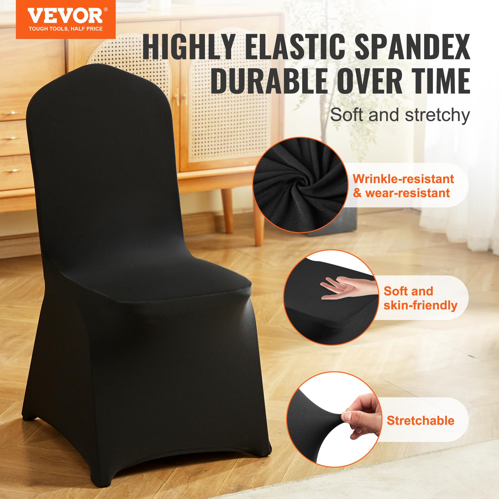 Foto 3 pulgar | Funda Negra Vevor 30 Piezas para Silla-Venta Internacional