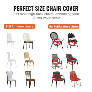 Foto 3 | Funda Negra Vevor 30 Piezas para Silla-Venta Internacional