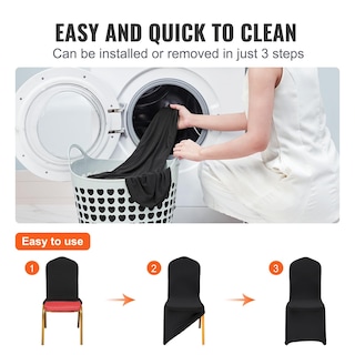 Foto 4 | Funda Negra Vevor 30 Piezas para Silla-Venta Internacional