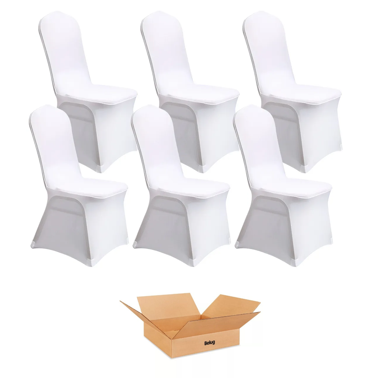Fundas para Sillas Belug 6 Piezas