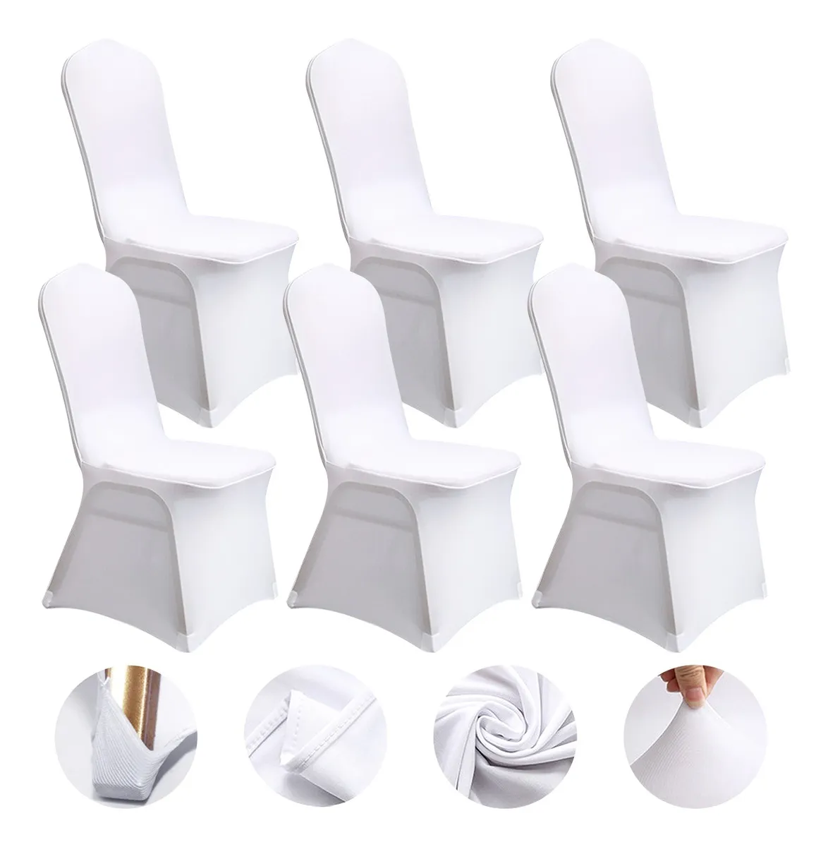 Foto 3 pulgar | Fundas para Sillas Belug 6 Piezas