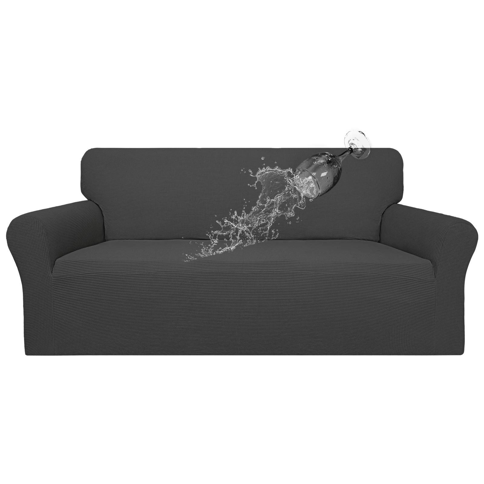 Foto 2 pulgar | Funda De Sofá, Fácil De Llevar, Impermeable, 100% Poliéster, Color Gris Oscuro - Venta Internacional.