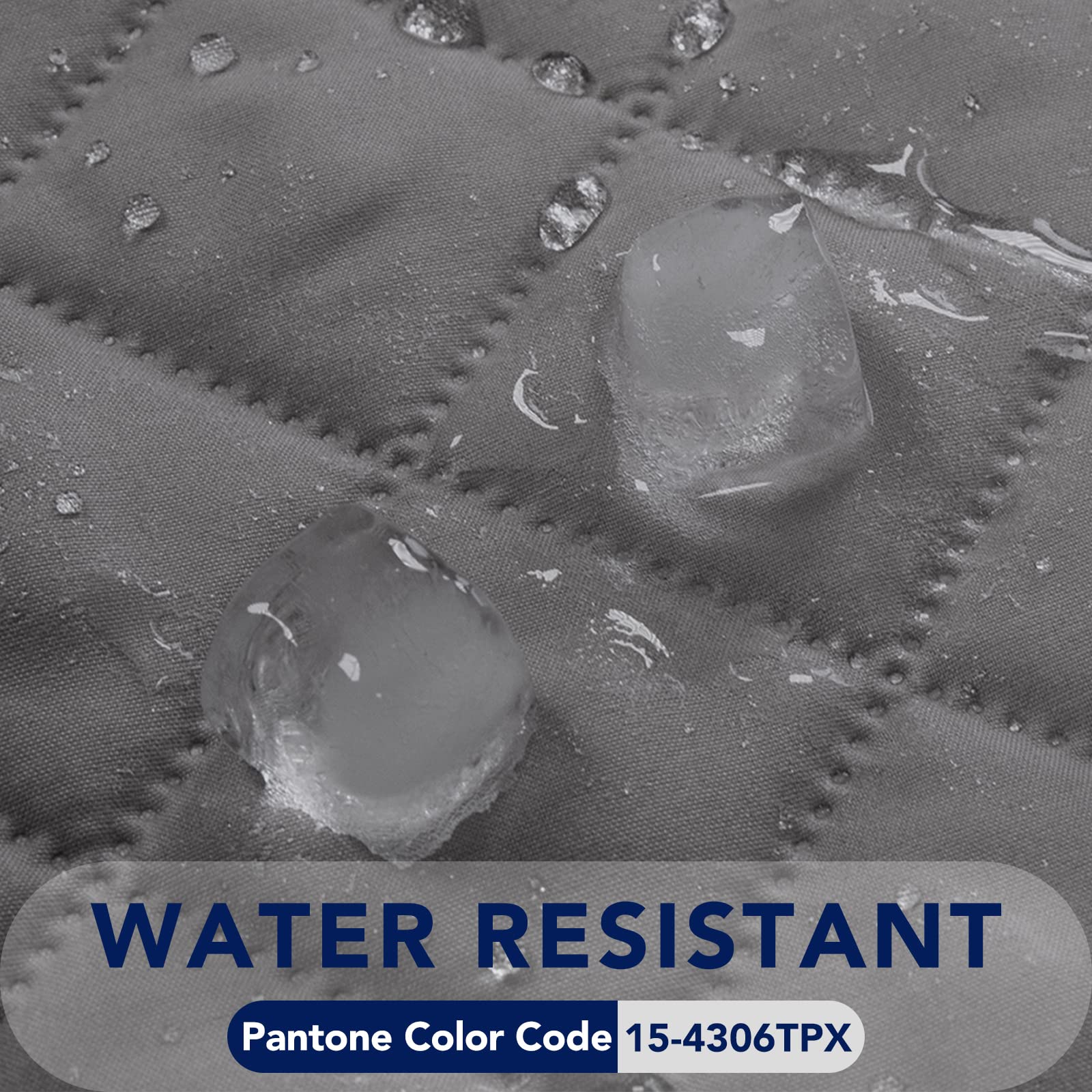 Foto 4 | Funda de Sofá Purefit Reversible Acolchada Resistente Al Agua Color Gris - Venta Internacional