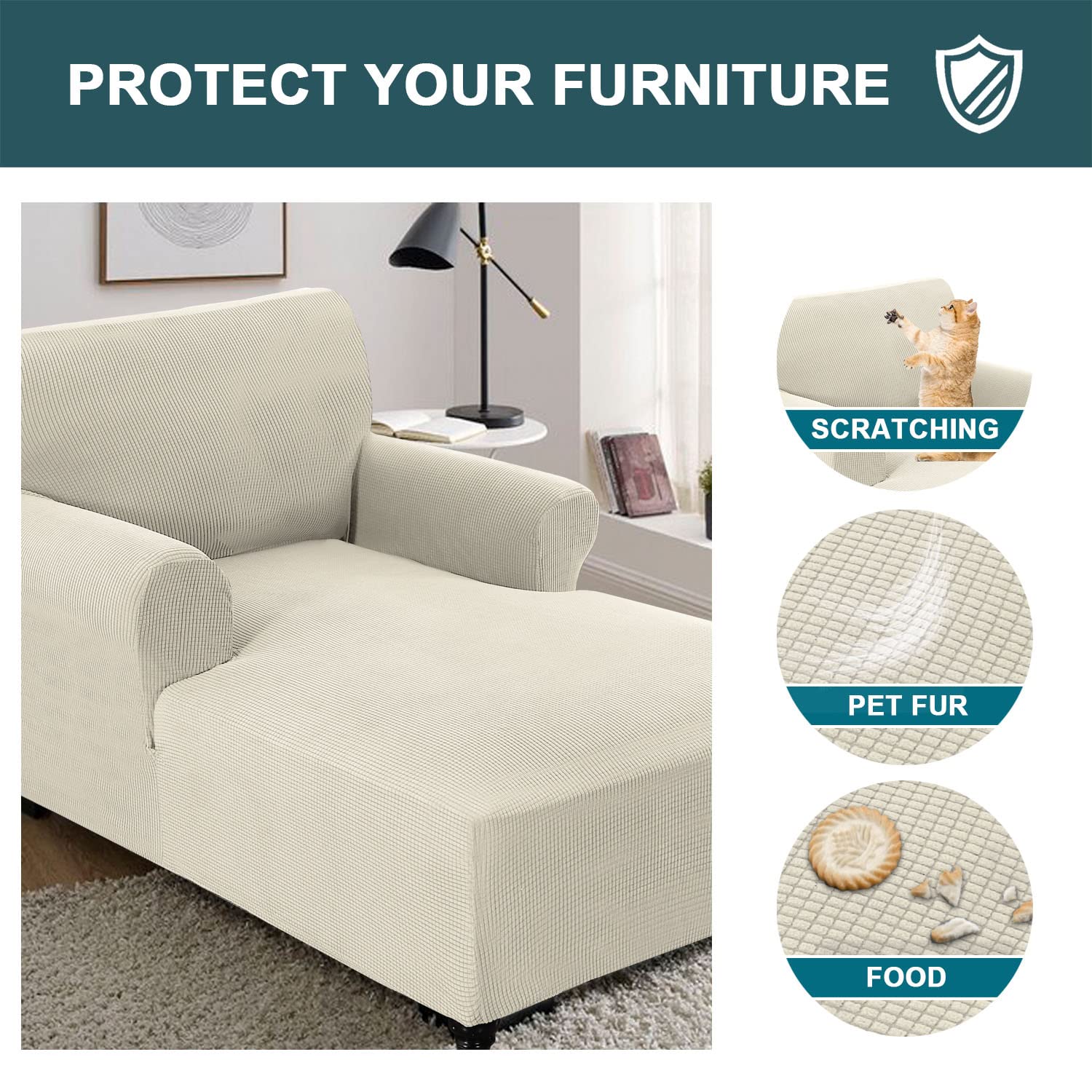 Foto 6 pulgar | Funda Para Diván Fantasdecor, Sillón Elástico - Venta Internacional.
