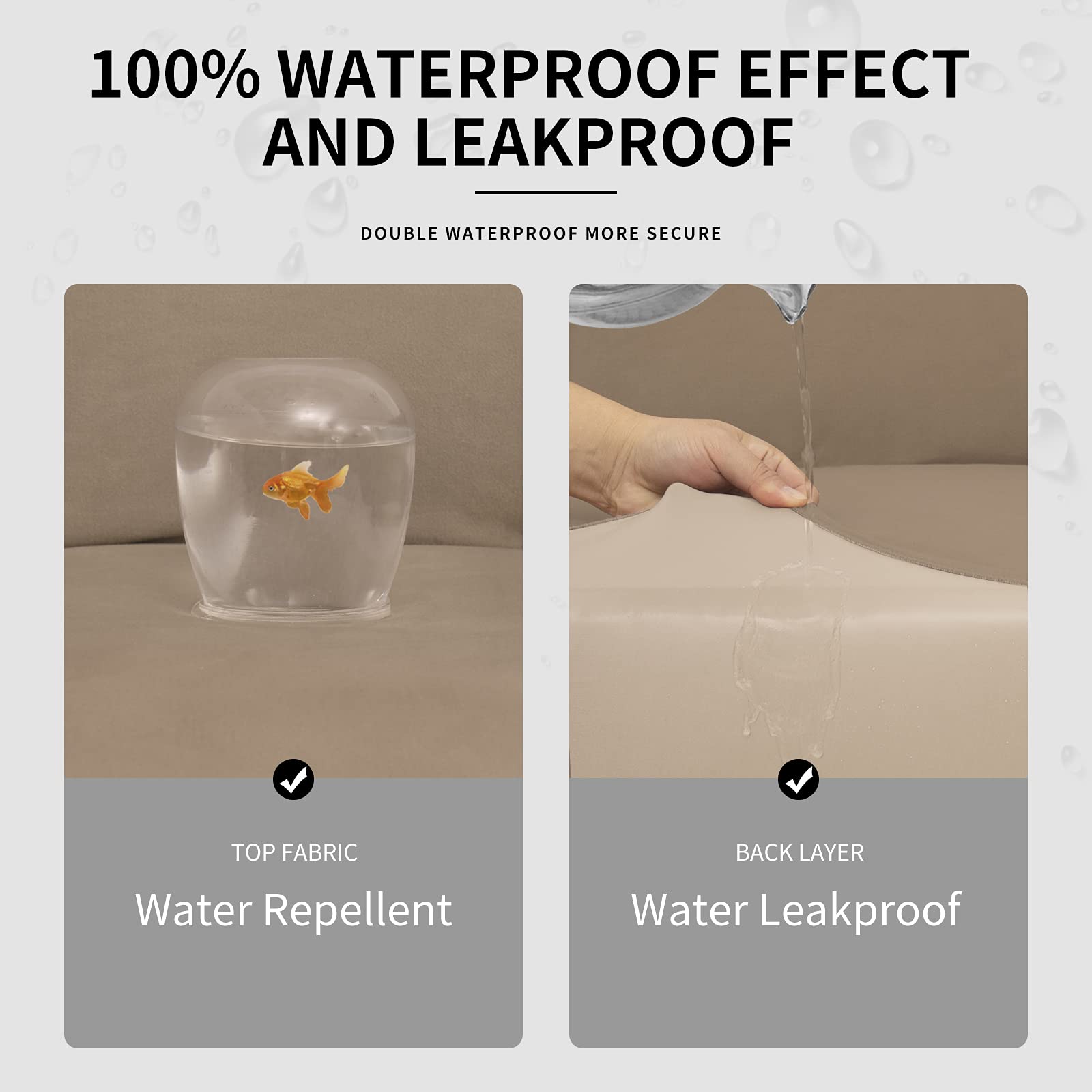 Foto 2 | Funda De Sofá, Fácil De Llevar, Impermeable, 100% Doble, De Gran Tamaño - Venta Internacional.