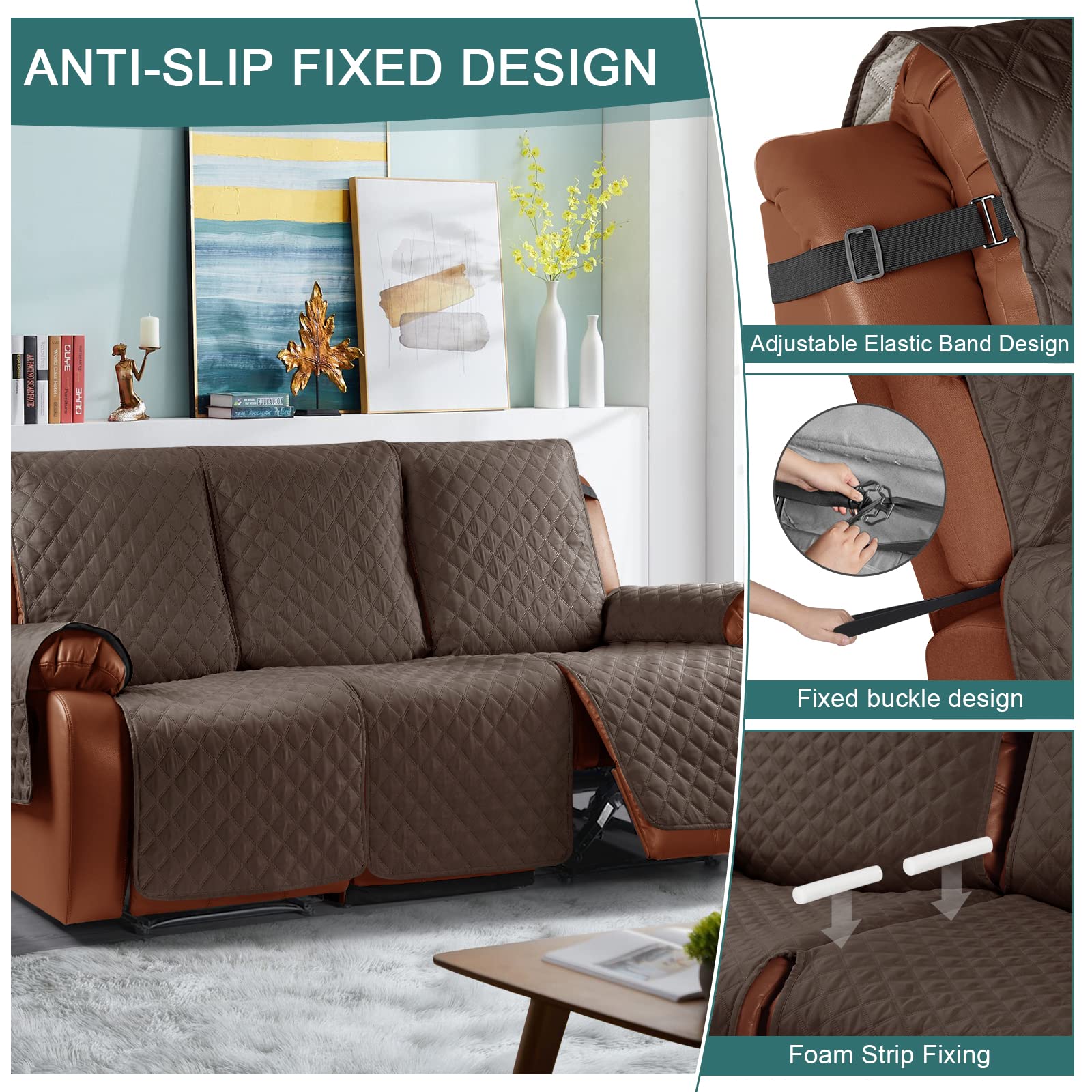 Foto 6 pulgar | Funda De Sofá Reclinable Ruaozz, Impermeables, De 1 Pieza - Venta Internacional.