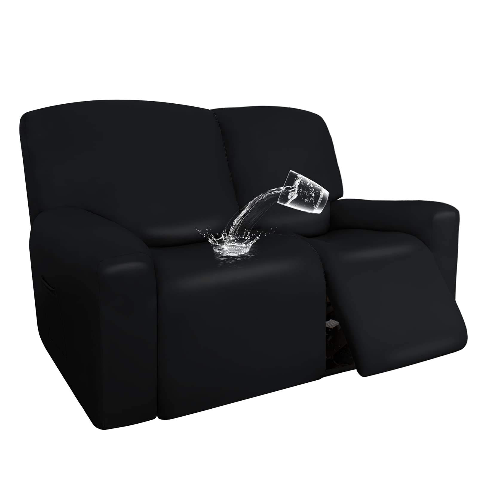 Foto 2 pulgar | Fundas Para Sofá De Dos Plazas Reclinable, Fáciles De Llevar, De Piel Sintética, Impermeables - Venta Internacional.