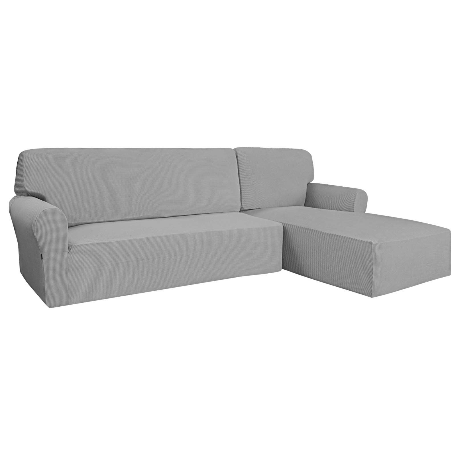 Foto 2 pulgar | Sofá Seccional Elástico Slipcover, Fácil De Llevar, 2 Piezas, En Forma De L - Venta Internacional.