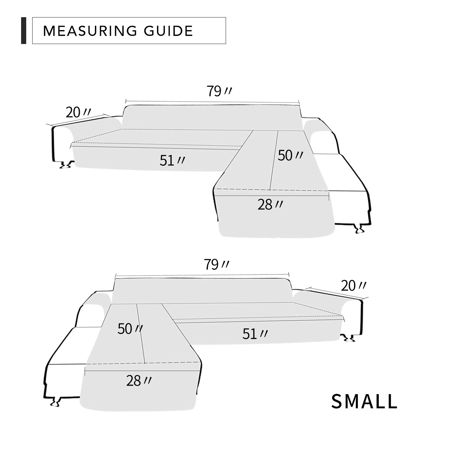 Foto 7 pulgar | Funda de Sofá Easy-Going Seccional en Forma de L - Venta Internacional