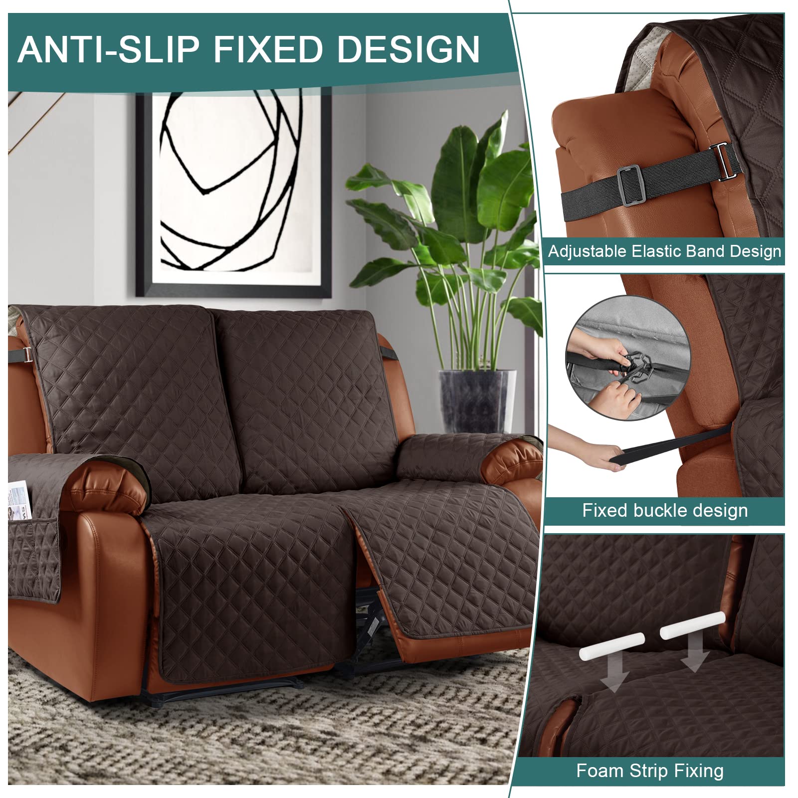 Foto 6 pulgar | Funda de Sofá Reclinable Ruaozz Impermeables de 1 Pieza - Venta Internacional