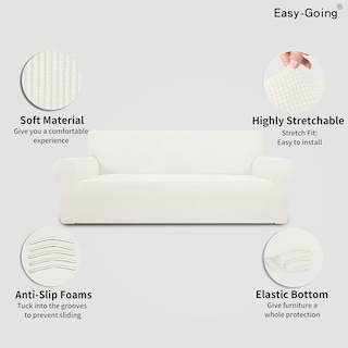 Foto 3 | Funda para Sofá Easy-Going Blanco-Venta Internacional