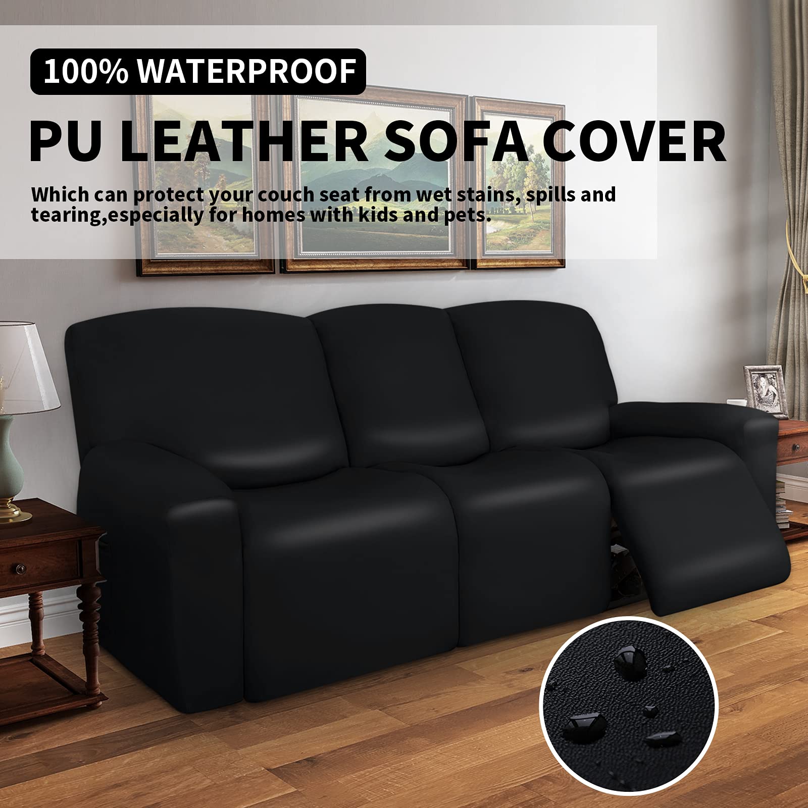 Foto 3 pulgar | Funda Elástica Impermeable para Sillón Protección Completa y Fácil Instalación - Venta Internacional