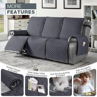 Foto 5 | Funda para Sofá Taococo Gris Impermeable-Venta Internacional
