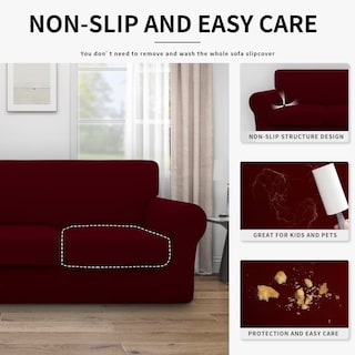 Foto 4 | Funda de Sofá Elástica Impermeable de 4 Piezas Protección y Comodidad para tus Muebles - Venta Internacional
