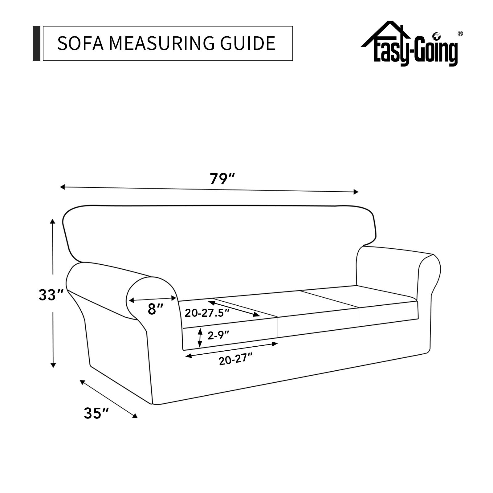 Foto 5 | Funda de Sofá Elástica Impermeable de 4 Piezas Protección y Comodidad para tus Muebles - Venta Internacional