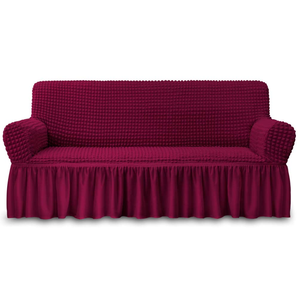 Foto 2 pulgar | Funda De Sofá Niceec Roja De 1 Pieza, Fácil De Ajustar - Venta Internacional.