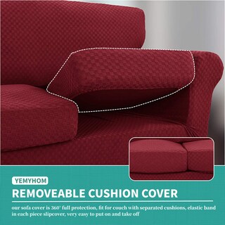 Foto 4 | Funda Yemyhom 4 Piezas para Sofá-Venta Internacional