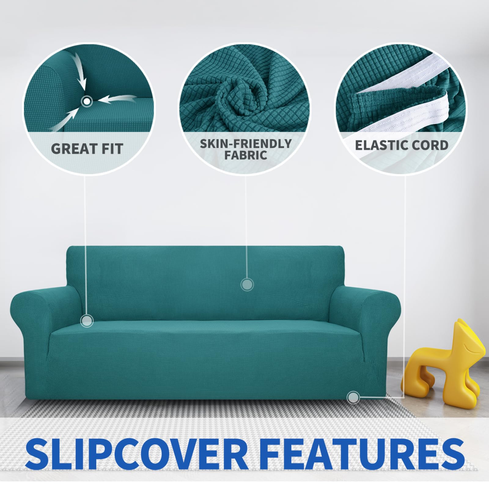 Foto 4 pulgar | Funda De Sofá Maxijin Super Stretch Para Sofá De 3 Cojines - Venta Internacional.