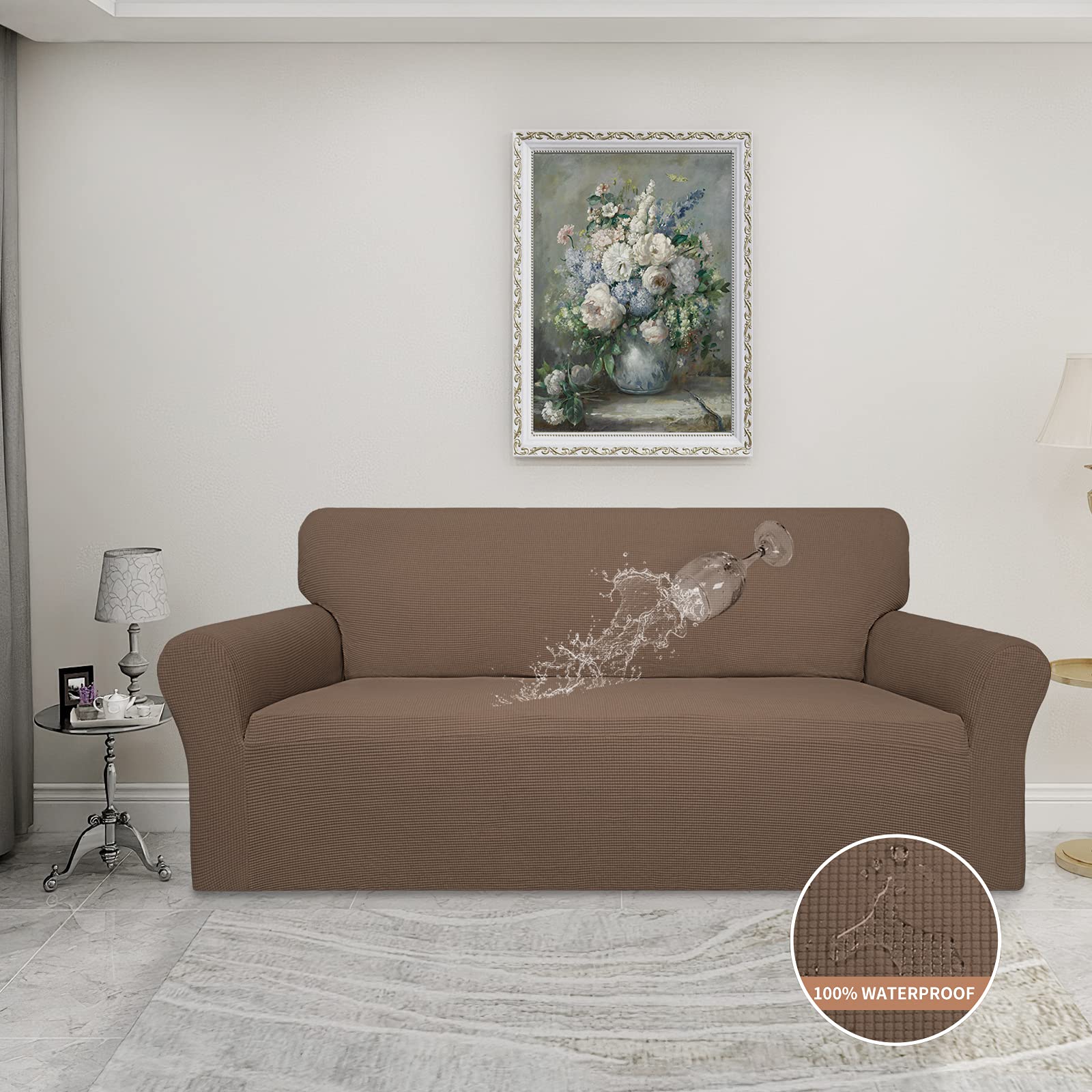 Foto 2 | Funda De Sofá Fácil De Usar, 100% Impermeable Para Sofás De Gran Tamaño - Venta Internacional.