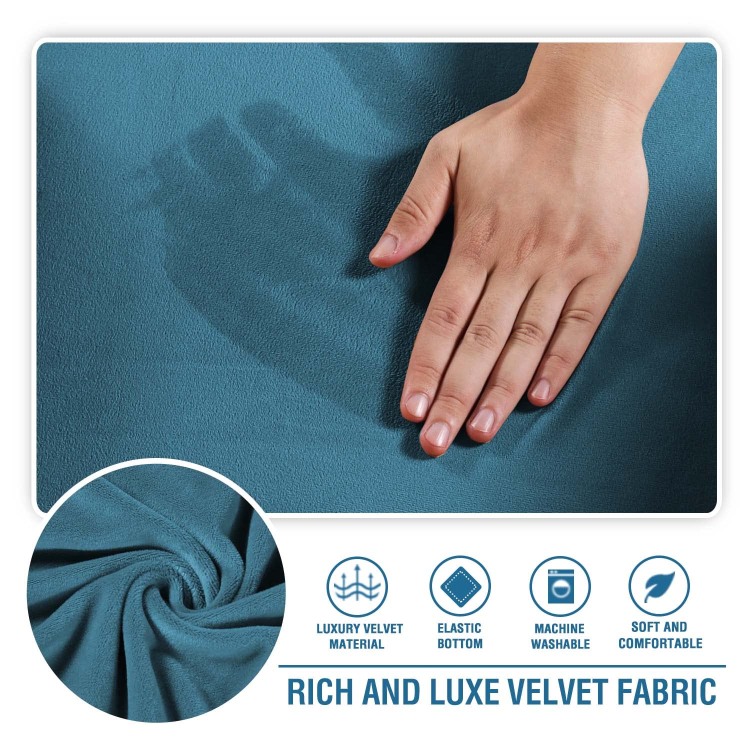 Foto 4 pulgar | Funda de Chaise Lounge H.Versailtex de Terciopelo - Venta Internacional