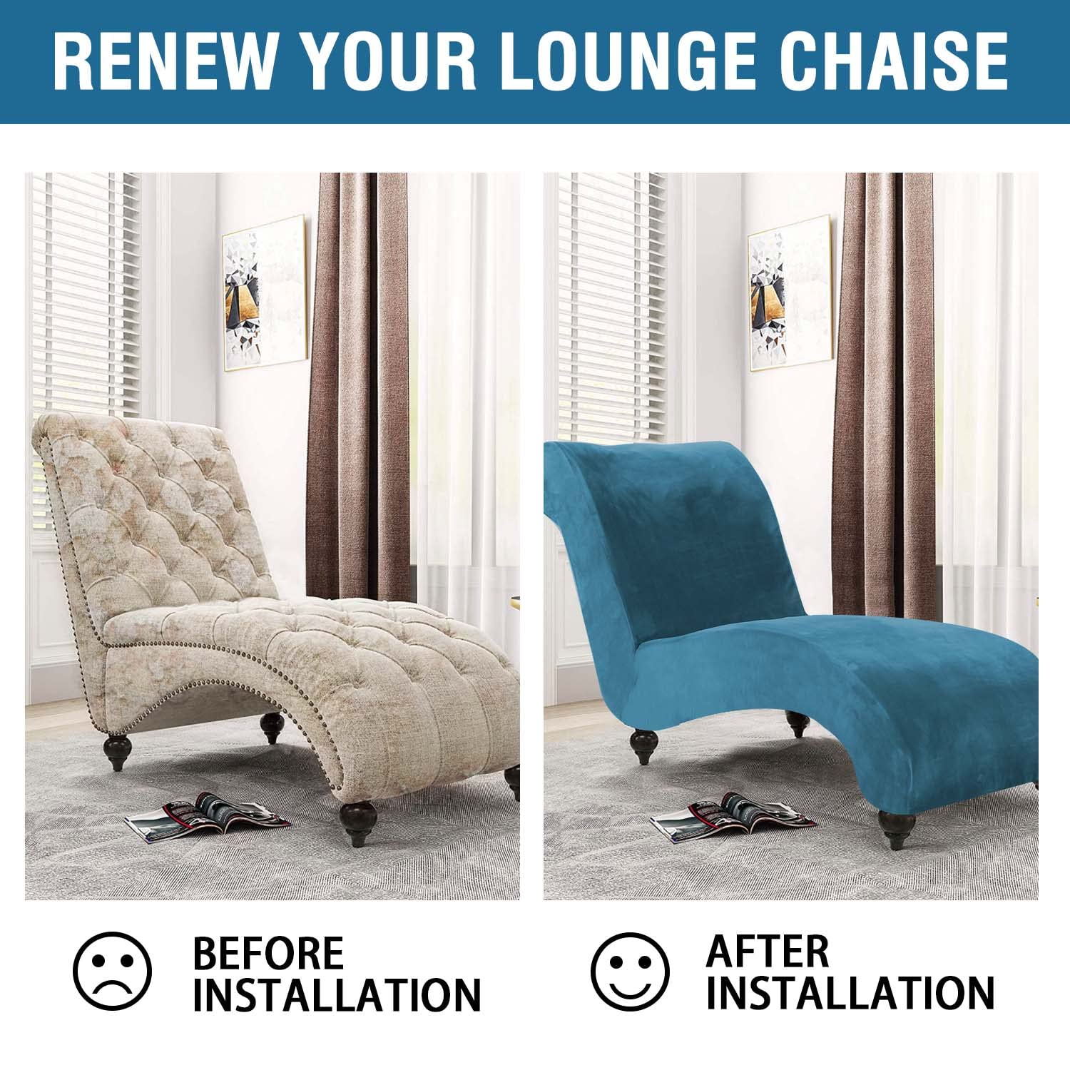 Foto 7 pulgar | Funda de Chaise Lounge H.Versailtex de Terciopelo - Venta Internacional