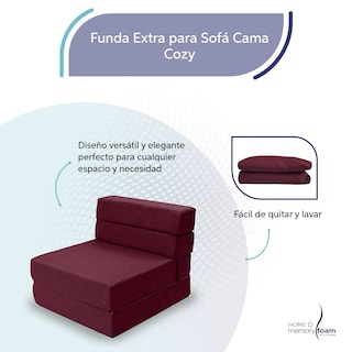 Foto 4 | Funda Extra Sofá Cama Cozy Individual Rosa